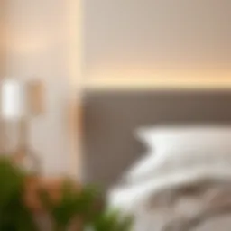 Illustration of adjustable headboard stoppers in use