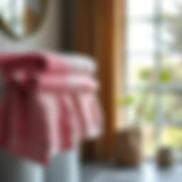 An Exploration of Pink and Gray Hand Towels in Home Decor Summary An Exploration of Pink and Gray Hand Towels in Home Decor Summary