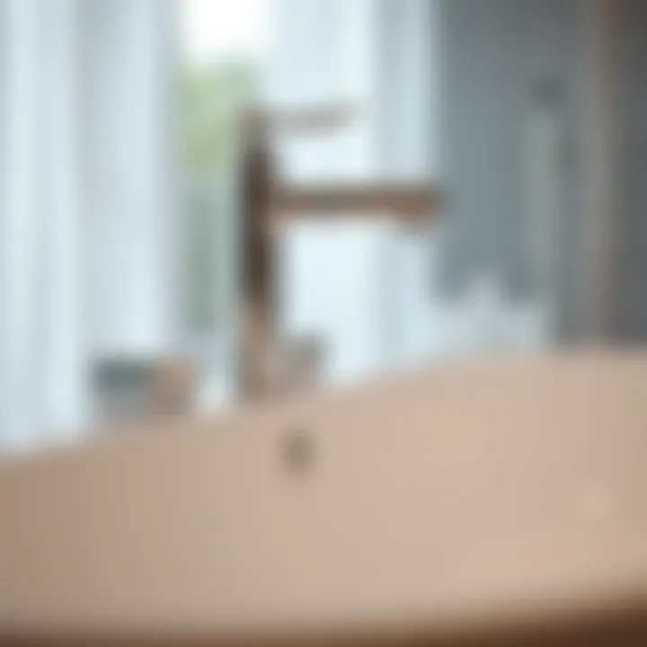 Elegant modern bathtub faucet design