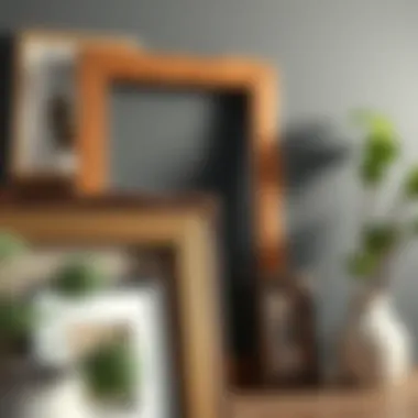 Eco-friendly materials used in crafting picture frames.