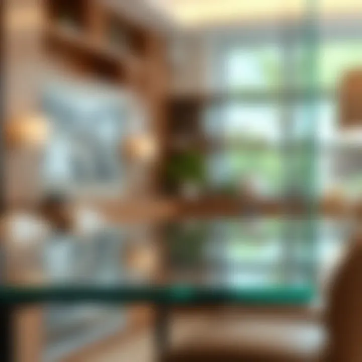 Clarity and Strength of Tempered Glass Close-up view of 24 x 36 tempered glass showcasing its clarity and strength