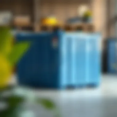 Durable materials of a plastic storage container