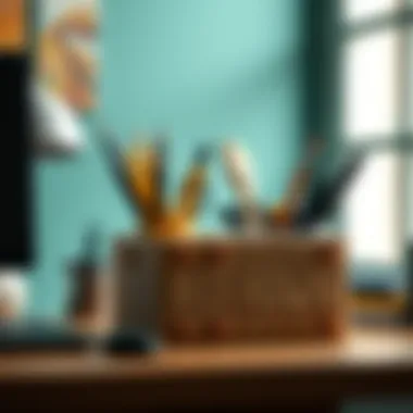 Creative DIY Desk Organizer DIY desk organizer made from recycled materials