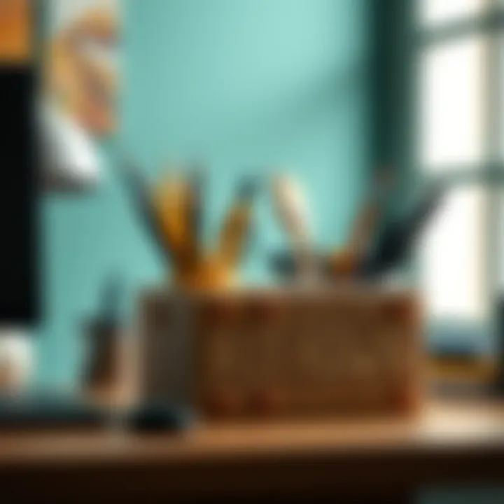 Creative DIY Desk Organizer DIY desk organizer made from recycled materials