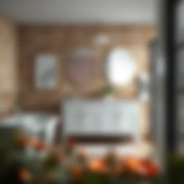 Stylish 24 inch white vanity in a cozy bathroom setting