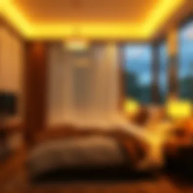 Creating Ambiance in Bedroom Lighting Cozy bedroom showcasing warm ambient lighting