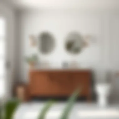 Stylish Bathroom Integration of Vanities Stylish bathroom with a well-chosen 50-inch vanity enhancing the overall decor