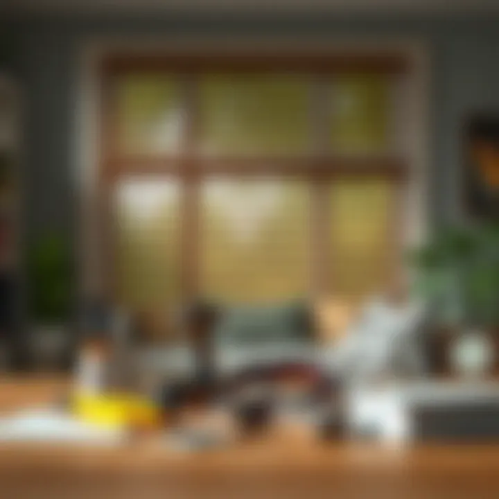 Installation tools and materials for blinds