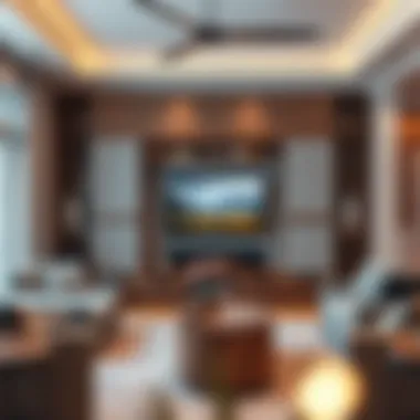 Creating a Focal Point in Your Living Space Cozy living room featuring an entertainment center as a focal point