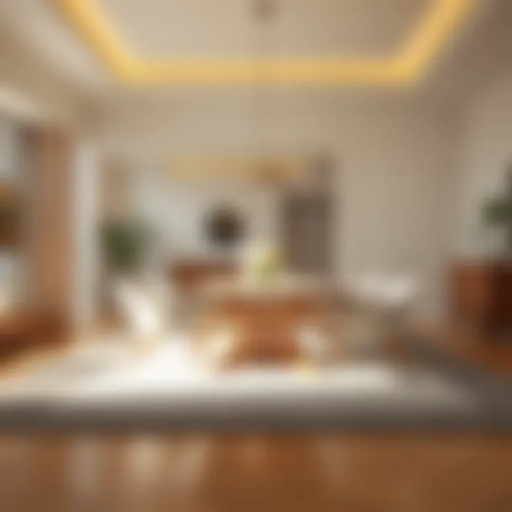 Enhancing Dining Room Aesthetics with Rugs Elegant dining room showcasing harmony between rug and table