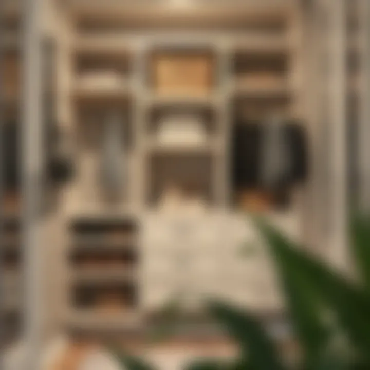 Stylish storage solutions in compact closets