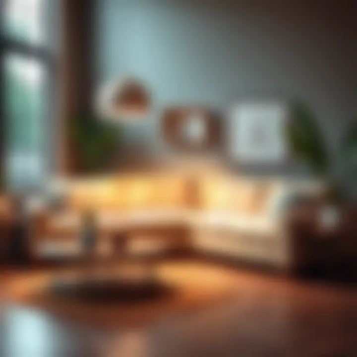 Chic Setting with a Budget-Friendly Sleeper Sectional Budget-friendly sleeper sectional in a chic setting