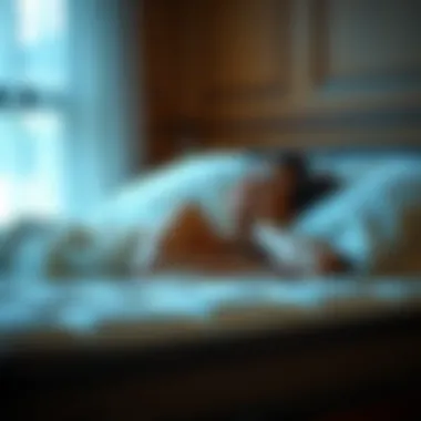 Enjoying Restful Sleep on Budget Mattress Happy person enjoying restful sleep on a budget mattress