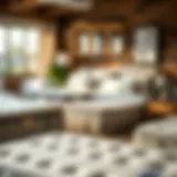 A cozy bedroom showcasing a range of mattresses from American Freight