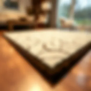 Luxury Materials Luxurious material options for a dining room rug