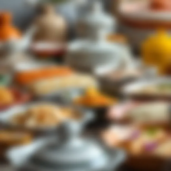 Collection of various ceramic corn dishes in different styles