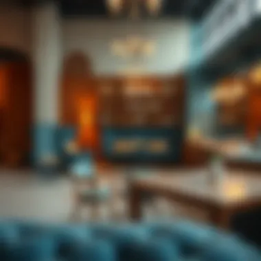 Trendy concession furniture pieces that reflect current design preferences