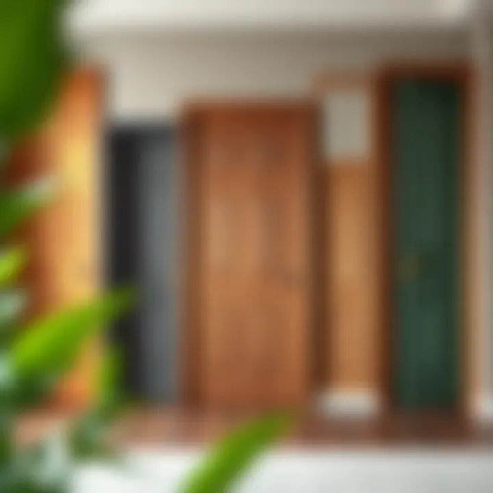 A Diverse Collection of Interior Door Styles Collection of diverse prehung doors showcasing various styles