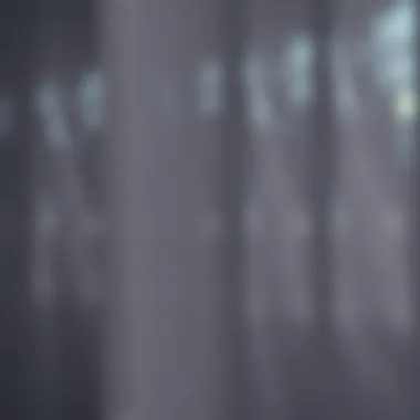 Close-up of textured fabric used in blackout shades