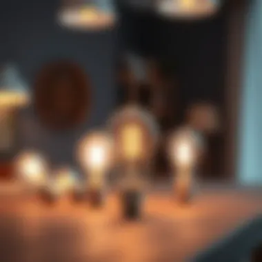 Incandescent vs LED: A Comparative Insight Comparison of traditional incandescent bulbs and 100 watt LED bulbs on a table.