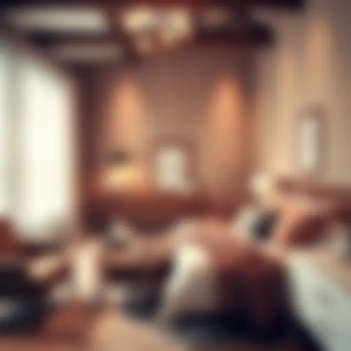 A cozy bedroom featuring stylish furniture options