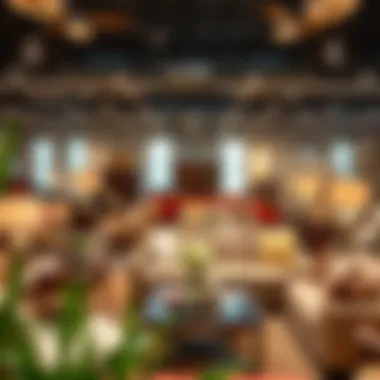 Diverse selection of furniture pieces on display