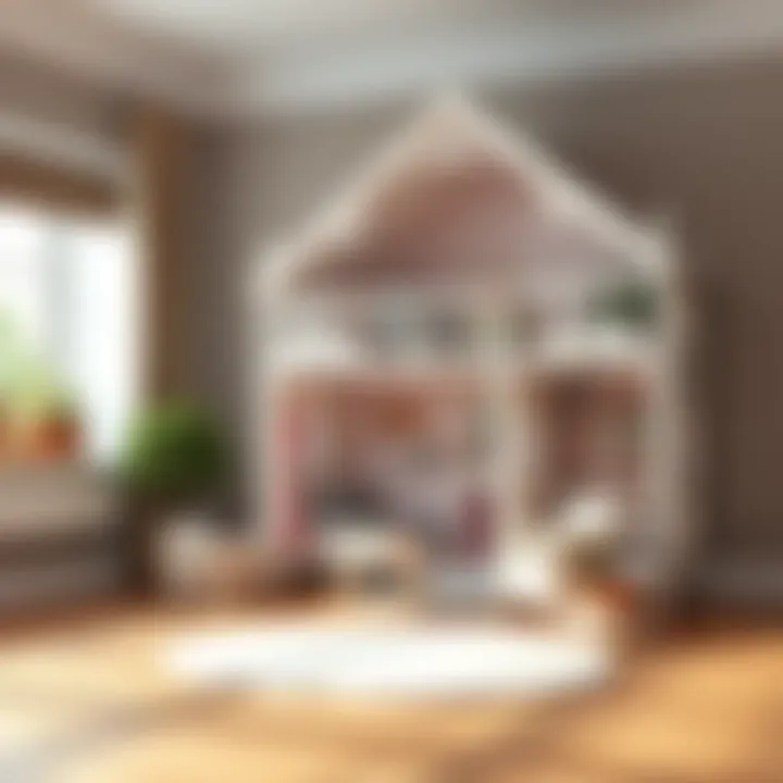 Customized features of a KidKraft dollhouse