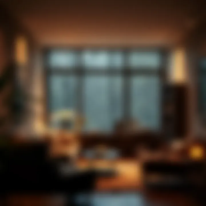 Creating Ambiance with Directional Lighting in Reading Areas Stylish directional lighting in a cozy reading nook creating ambient light