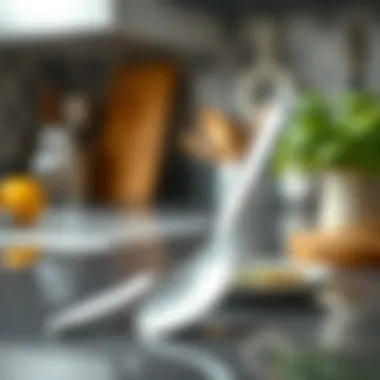 Chic Mini Spatula and Spoon Set Stylish mini spatula and spoon set arranged on a countertop