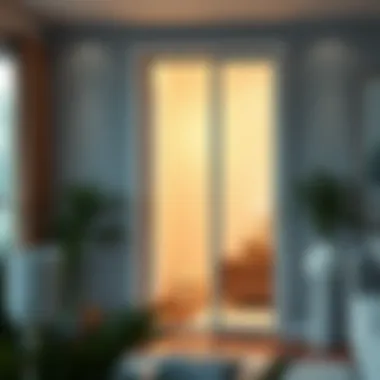 Innovative Use of Glass in Interior Design Modern glass prehung door enhancing interior light