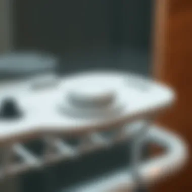 Innovative Suction Mechanism for Secure Installation Close-up of suction mechanism on shower basket