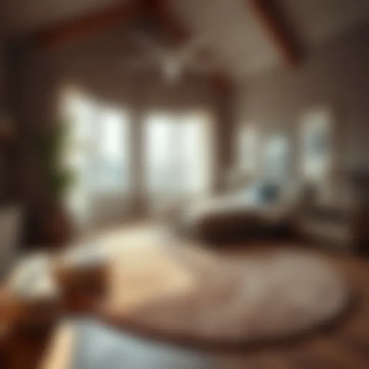 Stylish Ruggable Oval Rug in Cozy Bedroom Setting Stylish Ruggable oval rug in a cozy bedroom setting