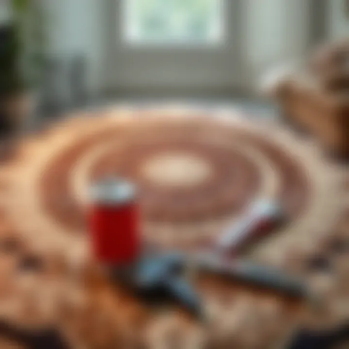 Ruggable Oval Rug Maintenance Tips Illustrated Ruggable oval rug maintenance tips illustrated with tools