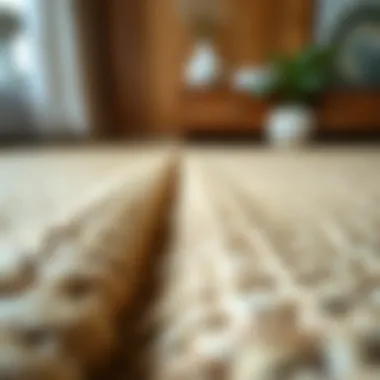 The Unique Texture of Sisal Rugs Close-up view of sisal rug texture