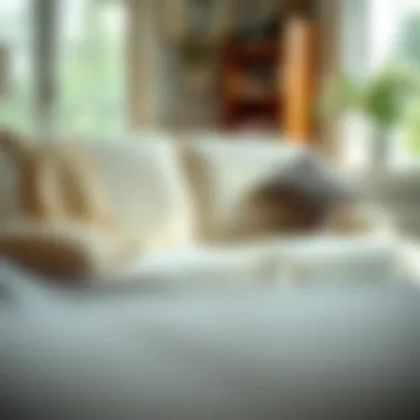 Practical maintenance tips for slipcovers displayed visually