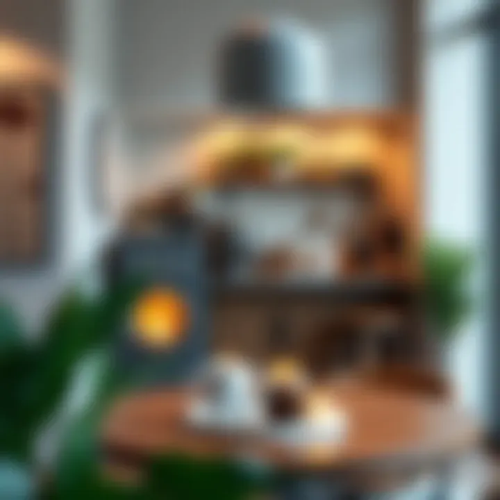 Cozy coffee corner with personalized touches and decor