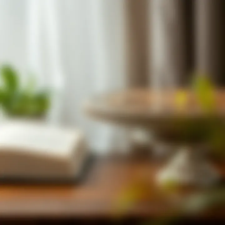 Close-up of a beautifully designed drop leaf table with intricate details