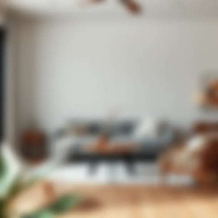 Stylish living room featuring a versatile drop leaf table