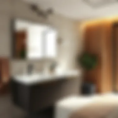 Materials used for small double sink vanities