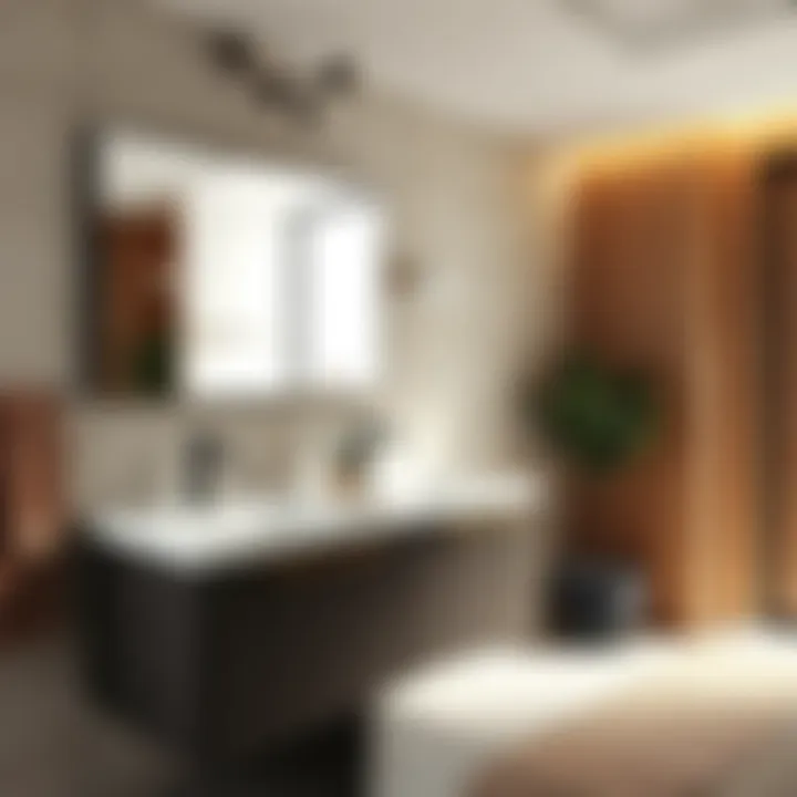 Materials used for small double sink vanities