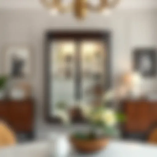 Elegant small wall curio cabinet showcasing fine collectibles