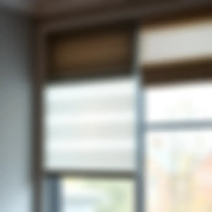 Elegant window blind styles showcasing various materials