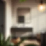 Elegant minimalist vanity design for small spaces