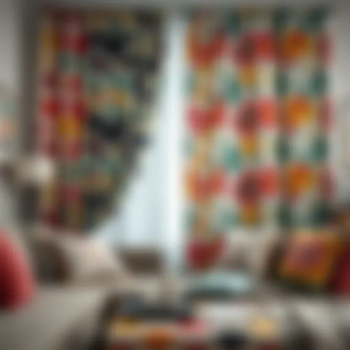 Diverse Fabric Patterns for Fun Curtains Unique fabric patterns showcasing fun curtains styles