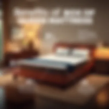 Benefits of Boxed Queen Mattresses Infographic detailing benefits of queen mattresses in a box