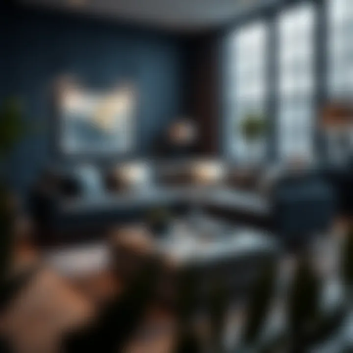 Notable Exploring the Essence of Dark Blue Sectionals in Contemporary Decor