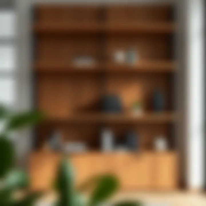 Stylish Shelving with Support Brackets Stylish shelving arrangement highlighting the role of support brackets