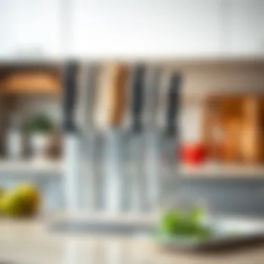 Safety Benefits of Using Metal Knife Magnets Safety features of metal knife magnets for kitchen organization