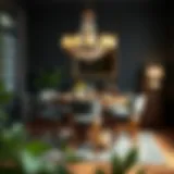 Elegant 5-piece pub table set in a cozy dining area