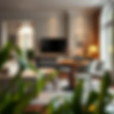 Inviting Living Space with a 5-Piece Pub Table Set Inviting living space showcasing a 5-piece pub table set